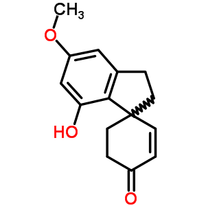 63213-00-3  7'-hydroxy-5'-methoxy-2',3'-dihydro-4H-spiro[cyclohex-2-ene-1,1'-inden]-4-one