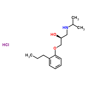 63568-51-4  (2S)-1-(propan-2-ylamino)-3-(2-propylphenoxy)propan-2-ol hydrochloride (1:1)