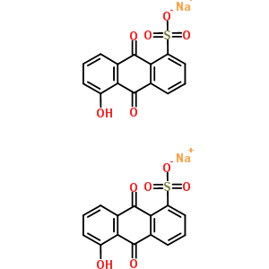 65520-52-7  sodium 5-hydroxy-9,10-dioxo-9,10-dihydroanthracene-1-sulfonate (1:1)