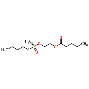 66957-44-6  2-{[(butylsulfanyl)(methyl)phosphoryl]oxy}ethyl pentanoate