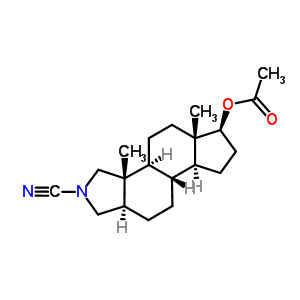 68922-89-4  (3aR,3bS,5aS,6S,8aS,8bR,10aR)-2-cyano-3a,5a-dimethylhexadecahydroindeno[5,4-e]isoindol-6-yl acetate