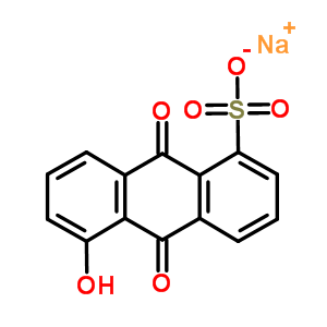 69657-86-9  sodium 5-hydroxy-9,10-dioxo-9,10-dihydroanthracene-1-sulfonate