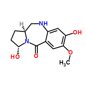 72274-97-6  (3R,11aS)-3,8-dihydroxy-7-methoxy-1,2,3,10,11,11a-hexahydro-5H-pyrrolo[2,1-c][1,4]benzodiazepin-5-one