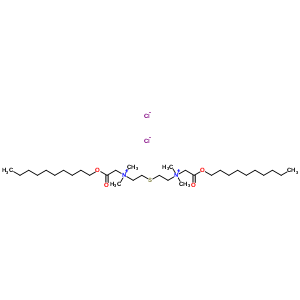 76597-98-3  N,N'-(sulfanediyldiethane-2,1-diyl)bis[2-(decyloxy)-N,N-dimethyl-2-oxoethanaminium] dichloride
