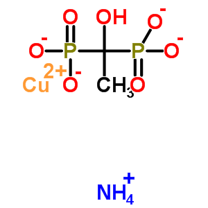 78405-39-7  phosphonate, P,P'-(1-hydroxyethylidene)bis-, ammonium copper(2+) salt (1:1:1) 78405-39-7  phosphonate, P,P'-(1-hydroxyethylidene)bis-, ammonium copper(2+) salt (1:1:1)