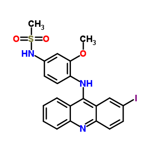 79453-39-7  N-{4-[(2-iodoacridin-9-yl)amino]-3-methoxyphenyl}methanesulfonamide