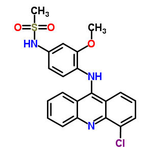 79453-50-2  N-{4-[(4-chloroacridin-9-yl)amino]-3-methoxyphenyl}methanesulfonamide
