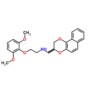 91677-53-1  N-(2,3-dihydronaphtho[1,2-b][1,4]dioxin-3-ylmethyl)-2-(2,6-dimethoxyphenoxy)ethanamine