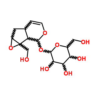 99499-99-7  1a-(hydroxymethyl)-1a,1b,2,5a,6,6a-hexahydrooxireno[4,5]cyclopenta[1,2-c]pyran-2-yl hexopyranoside