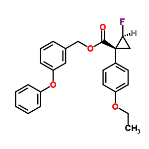 101492-22-2  3-phenoxybenzyl (1R,2S)-1-(4-ethoxyphenyl)-2-fluorocyclopropanecarboxylate 101492-22-2  3-phenoxybenzyl (1R,2S)-1-(4-ethoxyphenyl)-2-fluorocyclopropanecarboxylate