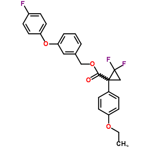 101492-40-4  3-(4-fluorophenoxy)benzyl 1-(4-ethoxyphenyl)-2,2-difluorocyclopropanecarboxylate