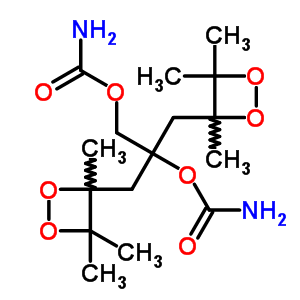 109123-73-1  3-(3,4,4-trimethyl-1,2-dioxetan-3-yl)-2-[(3,4,4-trimethyl-1,2-dioxetan-3-yl)methyl]propane-1,2-diyl dicarbamate