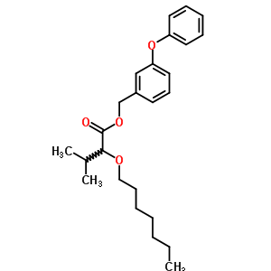 112473-98-0  3-phenoxybenzyl 2-(heptyloxy)-3-methylbutanoate 112473-98-0  3-phenoxybenzyl 2-(heptyloxy)-3-methylbutanoate