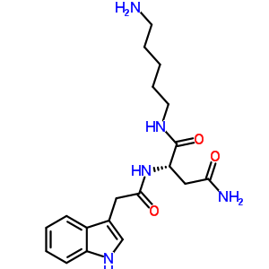 117233-46-2  N~1~-(5-aminopentyl)-N~2~-(1H-indol-3-ylacetyl)-L-aspartamide