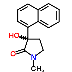 123074-45-3  3-hydroxy-1-methyl-3-(naphthalen-1-yl)pyrrolidin-2-one 123074-45-3  3-hydroxy-1-methyl-3-(naphthalen-1-yl)pyrrolidin-2-one