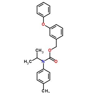 123312-06-1  3-phenoxybenzyl (4-methylphenyl)propan-2-ylcarbamate 123312-06-1  3-phenoxybenzyl (4-methylphenyl)propan-2-ylcarbamate