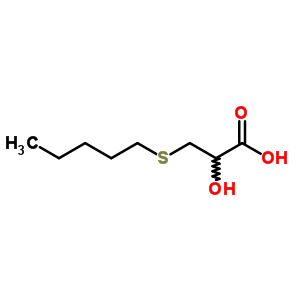 17606-51-8  2-hydroxy-3-(pentylsulfanyl)propanoic acid