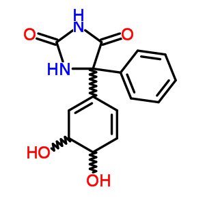 28129-90-0  5-(3,4-dihydroxycyclohexa-1,5-dien-1-yl)-5-phenylimidazolidine-2,4-dione