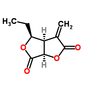 33644-10-9  (3aR,4S,6aR)-4-ethyl-3-methylidenedihydrofuro[3,4-b]furan-2,6(3H,4H)-dione