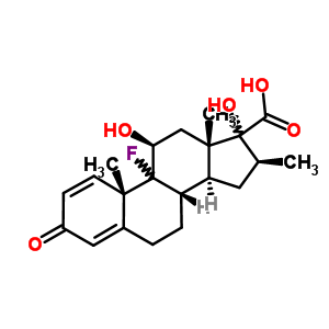 37926-75-3  (9xi,11beta,16beta)-9-fluoro-11,17-dihydroxy-16-methyl-3-oxoandrosta-1,4-diene-17-carboxylic acid
