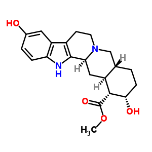 41928-02-3  methyl (16alpha,17alpha)-10,17-dihydroxyyohimban-16-carboxylate