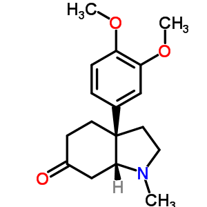 468-53-1  (3aR,7aR)-3a-(3,4-dimethoxyphenyl)-1-methyloctahydro-6H-indol-6-one