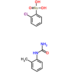 53679-31-5  (2-chlorophenyl)arsonic acid - 1-(2-methylphenyl)urea (1:1)