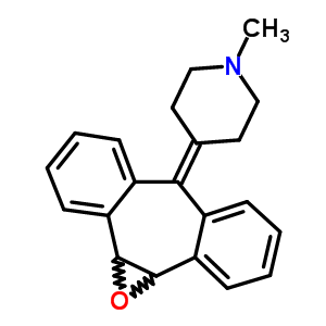 54191-04-7  4-(1a,10b-dihydro-6H-dibenzo[3,4:6,7]cyclohepta[1,2-b]oxiren-6-ylidene)-1-methylpiperidine
