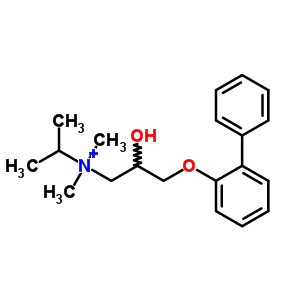 58520-98-2  3-(biphenyl-2-yloxy)-2-hydroxy-N,N-dimethyl-N-(propan-2-yl)propan-1-aminium chloride