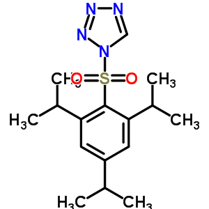 59128-88-0  1-{[2,4,6-tri(propan-2-yl)phenyl]sulfonyl}-1H-tetrazole