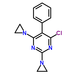 64398-31-8  2,4-bis(aziridin-1-yl)-6-chloro-5-phenylpyrimidine