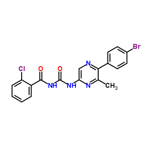 69816-57-5  N-{[5-(4-bromophenyl)-6-methylpyrazin-2-yl]carbamoyl}-2-chlorobenzamide