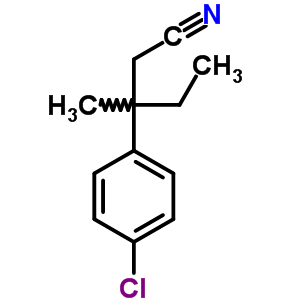 70289-03-1  3-(4-chlorophenyl)-3-methylpentanenitrile