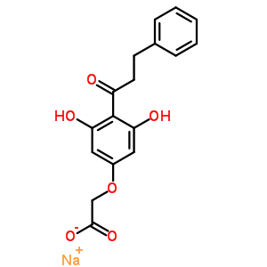 70412-96-3  sodium [3,5-dihydroxy-4-(3-phenylpropanoyl)phenoxy]acetate