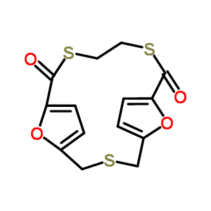 71349-42-3  18,19-dioxa-3,10,13-trithiatricyclo[13.2.1.1~5,8~]nonadeca-1(17),5,7,15-tetraene-9,14-dione