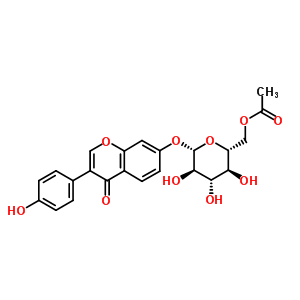 71385-83-6  3-(4-hydroxyphenyl)-4-oxo-4H-chromen-7-yl 6-O-acetyl-beta-D-glucopyranoside