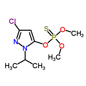 71756-00-8  O-[3-chloro-1-(propan-2-yl)-1H-pyrazol-5-yl] O,O-dimethyl phosphorothioate