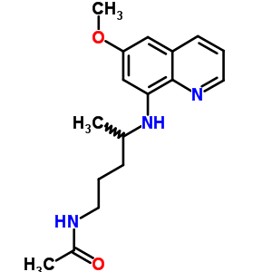 77229-67-5  N-{4-[(6-methoxyquinolin-8-yl)amino]pentyl}acetamide