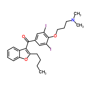77828-26-3  (2-butyl-1-benzofuran-3-yl){4-[3-(dimethylamino)propoxy]-3,5-diiodophenyl}methanone
