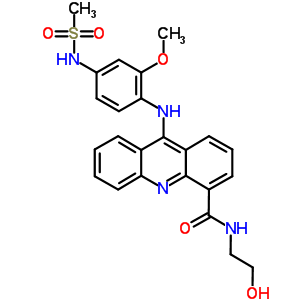 79453-46-6  N-(2-hydroxyethyl)-9-({2-methoxy-4-[(methylsulfonyl)amino]phenyl}amino)acridine-4-carboxamide