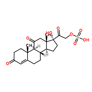 912-25-4  17-hidroksi-3,11,20-trioxopregn-4-en-21-yl hidrogen sulfat