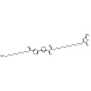 105072-16-0  3-{12,13-dihydroxy-13-[5'-(1-hydroxyundecyl)octahydro-2,2'-bifuran-5-yl]tridecyl}-5-methylfuran-2(5H)-one