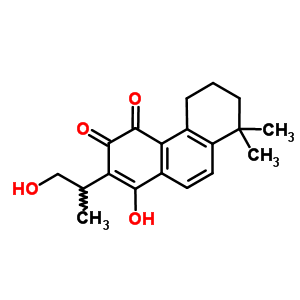 109664-02-0  1-hydroxy-2-(1-hydroxypropan-2-yl)-8,8-dimethyl-5,6,7,8-tetrahydrophenanthrene-3,4-dione