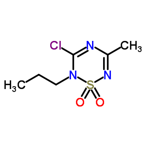 112021-78-0  3-chloro-5-methyl-2-propyl-2H-1,2,4,6-thiatriazine 1,1-dioxide
