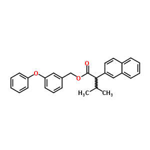 112473-83-3  3-phenoxybenzyl 3-methyl-2-(naphthalen-2-yl)butanoate 112473-83-3  3-phenoxybenzyl 3-methyl-2-(naphthalen-2-yl)butanoate