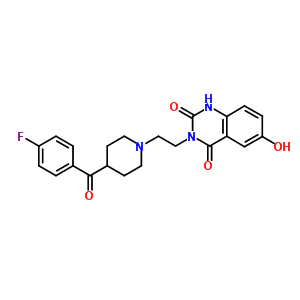 115994-49-5;94840-70-7  3-{2-[4-(4-fluorobenzoyl)piperidin-1-yl]ethyl}-6-hydroxyquinazoline-2,4(1H,3H)-dione