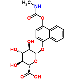 17238-46-9  4-[(methylcarbamoyl)oxy]naphthalen-1-yl beta-D-glucopyranosiduronic acid