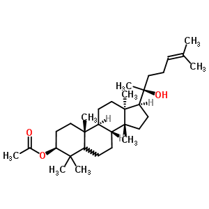 22558-20-9  (3beta,5xi,13alpha,14beta)-20-hydroxylanost-24-en-3-yl acetate