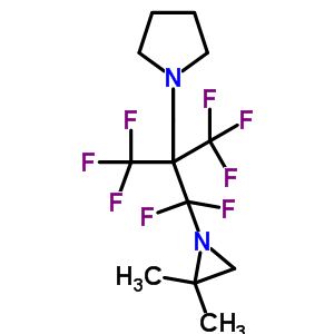 23252-36-0  1-[3-(2,2-dimethylaziridin-1-yl)-3,3-difluoro-2,2-bis(trifluoromethyl)propyl]pyrrolidine