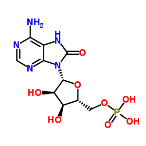 25030-04-0  8-oxoadenosine 5'-(dihydrogen phosphate)